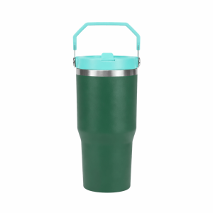 30oz IceFlow Flip Straw Tumbler with Handle