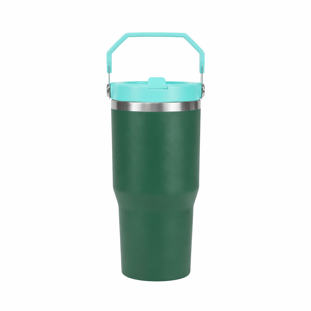 30oz IceFlow Flip Straw Tumbler with Handle