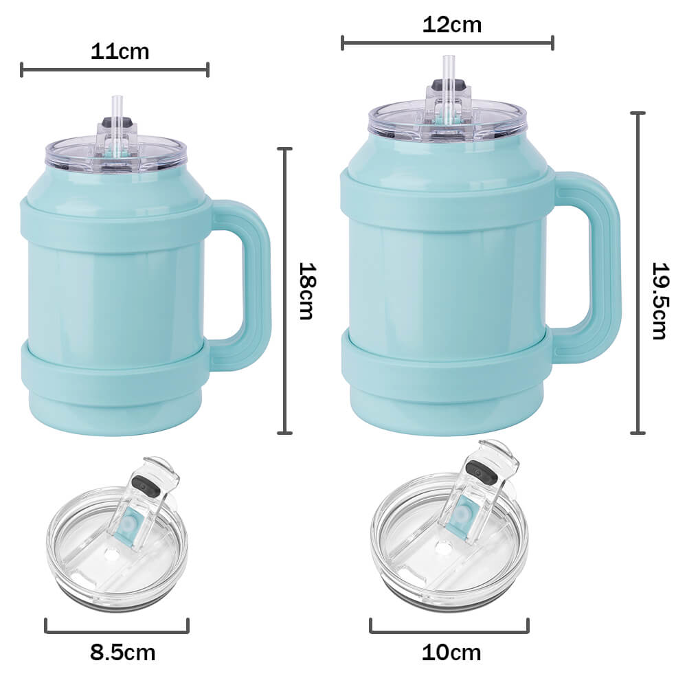 40oz 50oz Vacuum Bottle with Handle – Insulated Tumbler - Image 4