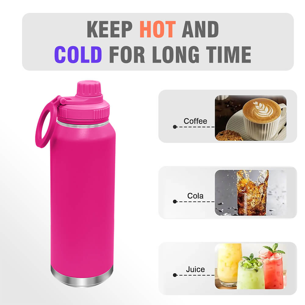 Wide Mouth Water Bottle with Magnetic Lid - Image 7