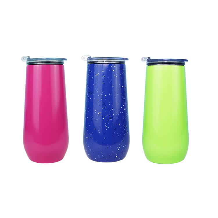 Champagne flutes stainless steel - Image 2