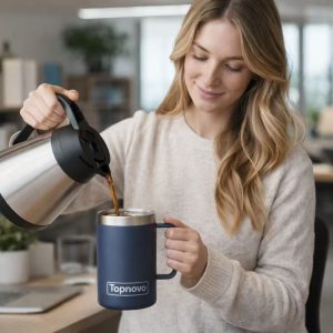 Coffee mug with handle