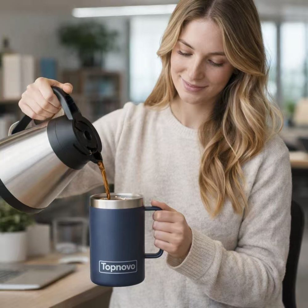 Coffee mug with handle
