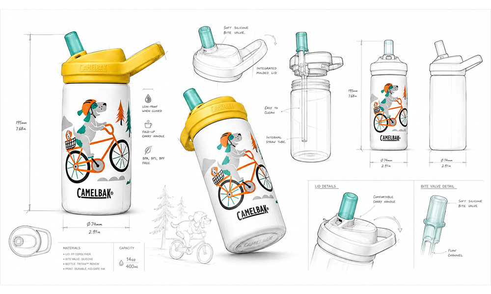Custom Kids Water Bottles from Your Design