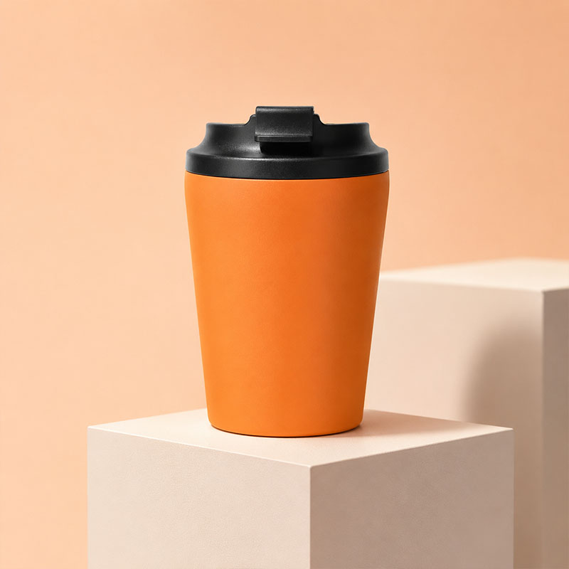 Custom Stainless Steel Coffee Mug with Flip Lid