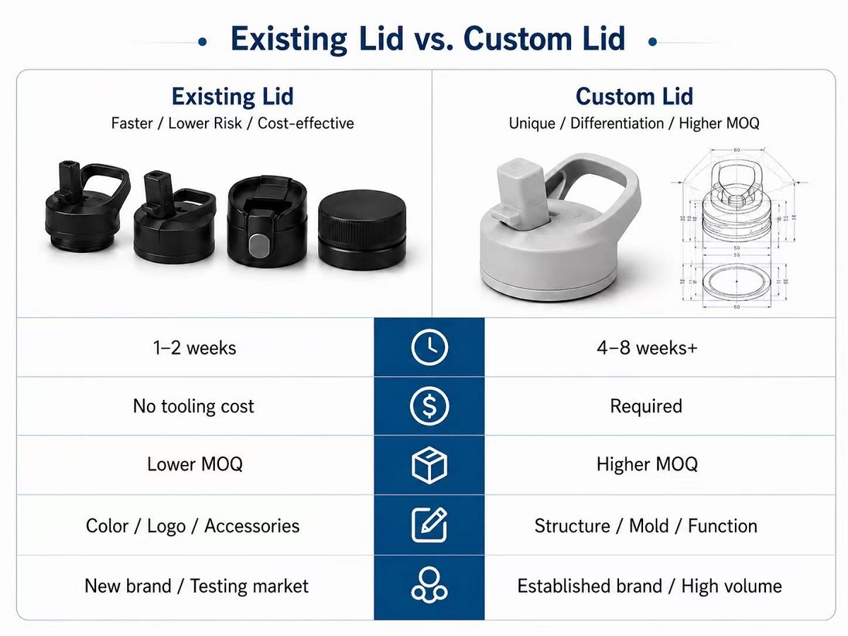 customer vs existing lid